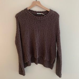 KIMCHI BLUE sold at Urban Outfitters dark purple sweater.